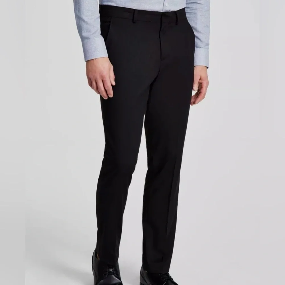 Kenneth Cole Reaction Mens Slim Fit Flex Techni-Cole 2-Piece Suit Jacket Pants - Picture 4 of 16